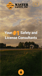 Mobile Screenshot of mastersafetyinc.com